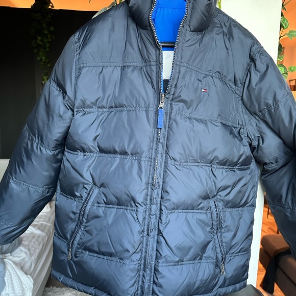 Tommy Hilfiger Down Puffer Jacket Reversible Full Zip. - Picture 3 of 4